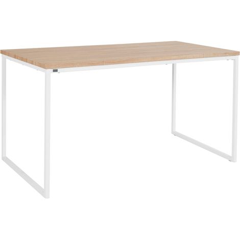 Mali-Table à manger 160 cm 6 places en Chêne Blanc