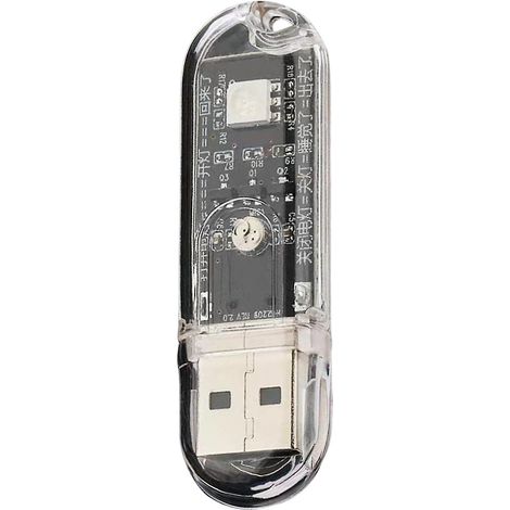 Petite veilleuse USB colorée, commande vocale, éclairage universel pour l'intérieur et toutes les pièces. (1/5)