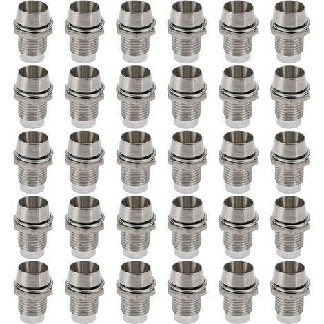 Clips de montaje metálicos para LED de 5 mm (30 unidades) – Soportes de montaje con marco plateado para LED (1/5)