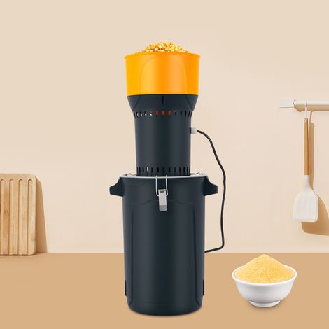 YISSALE – Moulin à grains et à céréales électrique 1000 W, 25 L, moulin à farine et à fourrage avec 5 tamis de mouture pour céréales, maïs, blé et aliments pour animaux (type A) (1/5)