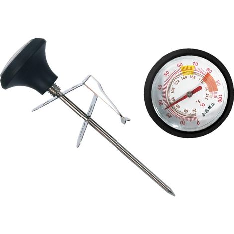 Thermomètre Inoxydable avec Clip et Housse Silicone Précision (1/5)