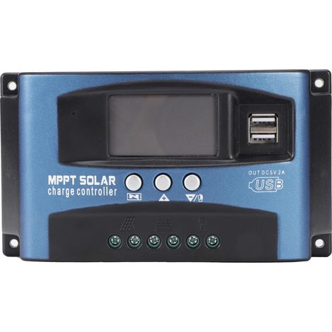 Régulateur de Charge Solaire MPPT 30A 12/24V pour Panneaux Photovoltaïques et Éclairage LED (1/5)