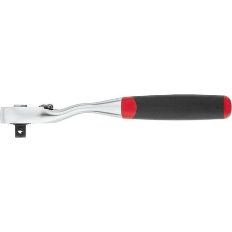 Wiha Llave de carraca reversible negra y roja de acero (1/3)