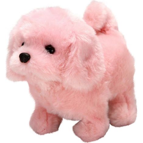Cadeau pour enfants : chiot en peluche électrique réaliste, jouet pour animaux de compagnie, chien qui marche et appelle. (1/3)