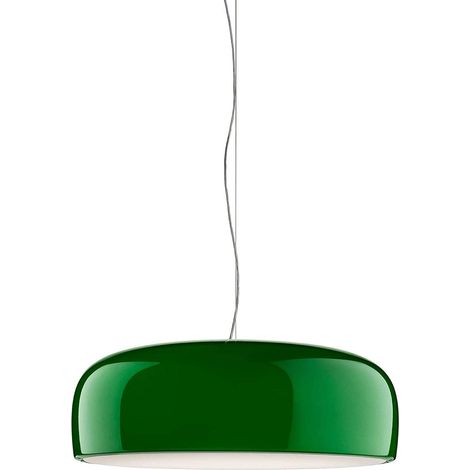 Plafonnier suspendu en aluminium Vert 70 W Longueur du câble 270 cm Corps 60 cm x 21,5 cm (1/3)