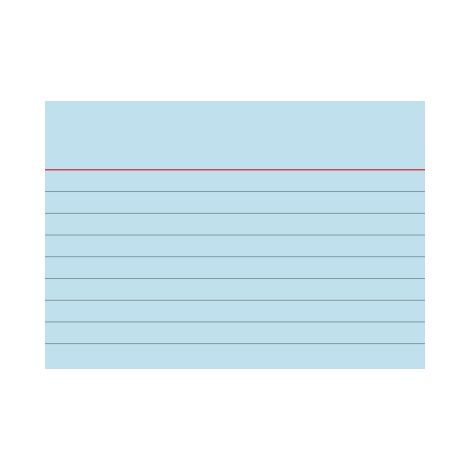 BRUNNEN Karteikarte 102270130 DIN A7 liniert bl 100 St./Pack. (1/2)