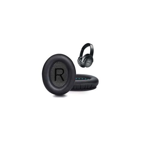 Coussinets de rechange pour casque professionnel, housse en mousse souple pour casque supra-auriculaire Bose Quietcomfort Series (noir) (1/4)