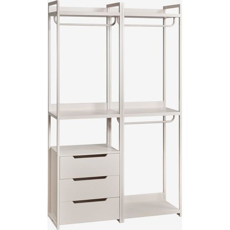Armario modular abierto de 2 piezas con cajones en hierro Velunis SKLUM (1/5)
