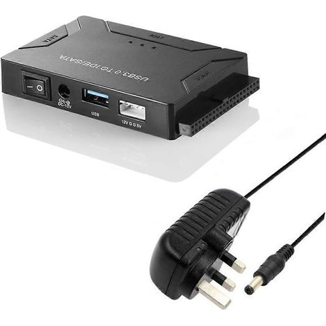 Adaptateur pour disque dur Easy Drive Cable USB 3.0 vers SATA/IDE à trois usages - Royaume-Uni (1/4)