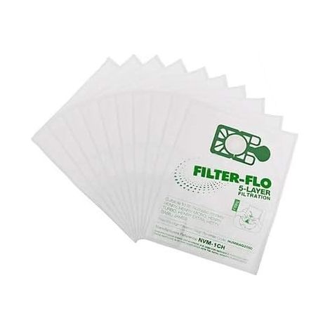 10 X Genuine Henry Hoover Bags Hetty Cleaner Hepa Numatic Hepaflo Nvm-1Ch 604015 by Numatic