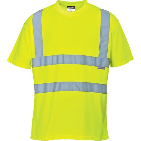 Camiseta de alta visibilidad amarilla S (1/2)