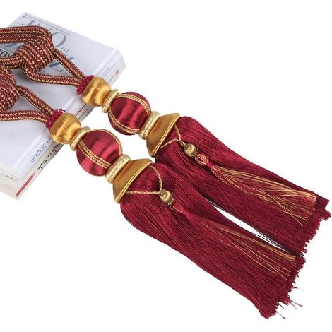 Lanterne suspendue à une seule boule, pompons, rideaux, boucle, attache, embrasses de lanterne, boucles tressées artisanales, embrasses de rideaux, habillages de fenêtre pour (1/4)