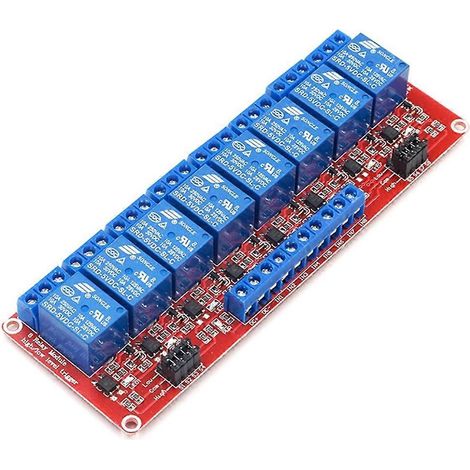 8-Kanal-5V-Relaismodul mit Optokoppler und High/Low-Triggerplatine für DIY-PIC-AVR-Mikrocontroller-Projekte (1/5)