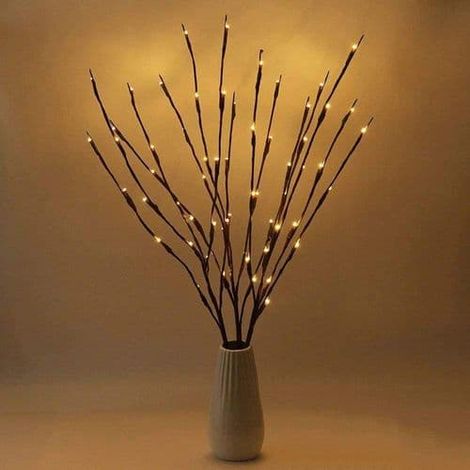 KLVGTIFS PU - Branches lumineuses / Branches décoratives brunes avec 20 LED (1/5)