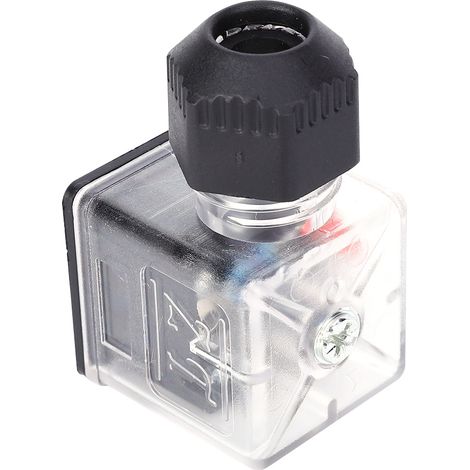 5 pièces bouchon étanche anti-poussière transparent avec voyant lumineux sans câble DC pour électrovanne 12V (1/5)