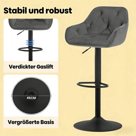 Chaise de salon avec dossier,chaise de bar,chaise de salle à manger,chaise de petit-déjeuner (seulement avec un ensemble de 2 tabourets de bar)