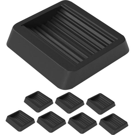Lot de 8 patins en caoutchouc antidérapants pour pieds chaise (1/5)