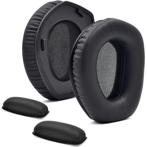 Coussinets de rechange - Sennheiser - HDR RS165 RS175 - Noir - Synthétique - Confort optimal (1/4)