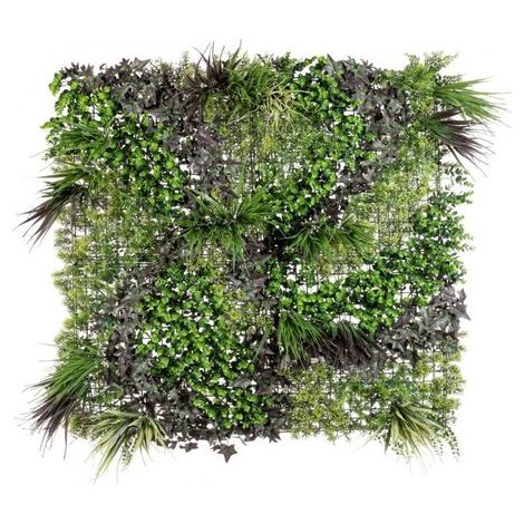 Parete Prato Sintetico Verde Mix cm.100x100