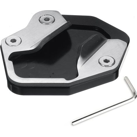 (Voir image) Compatible avec Triumph TIGER800 Tiger 800 XR XRX XCA XRT 2013-2018 : extension de béquille latérale, support élargi, plaque de support maxpower (1/2)