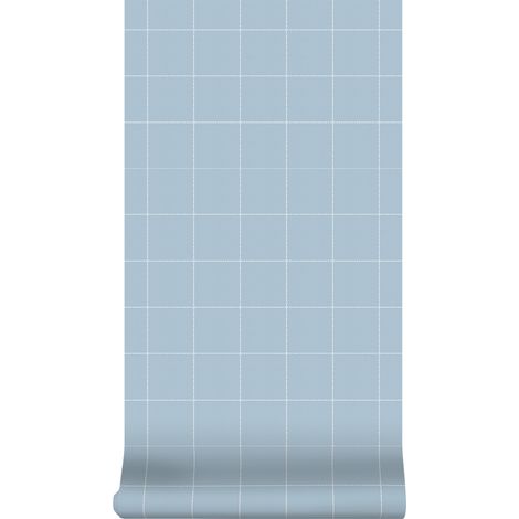 Superfresco Easy Blau Kariert Vliestapete 10mx52cm (1/5)