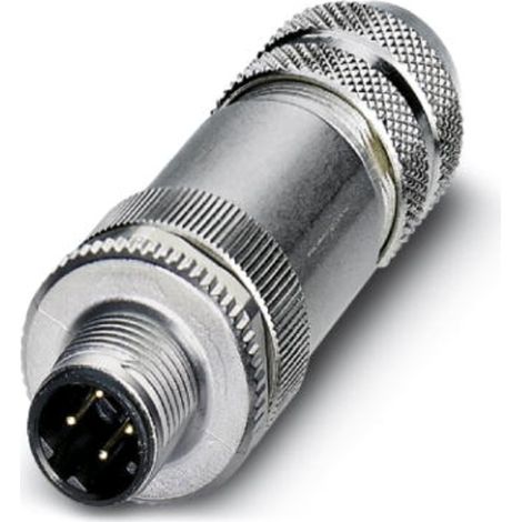 Phoenix Contact 1521261 Sensor-/Aktor-Datensteckverbinder M12 Stecker, gerade  Polzahl Sensoren: 4 1