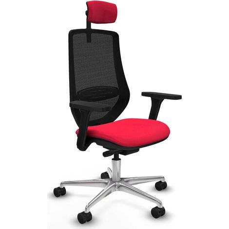 Piqueras y Crespo Mardos Silla de oficina roja confortable