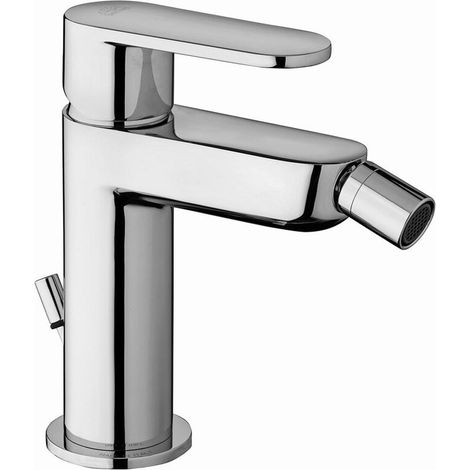 Miscelatore bidet cromato con scarico automatico 1"1/4