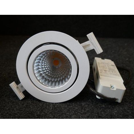 Spot encastre blanc rond orientable Ø 130x265mm LED integree 11.9W 3000K 1750lm 230V non-dimmable Luxspace Accent Philips (1/3)