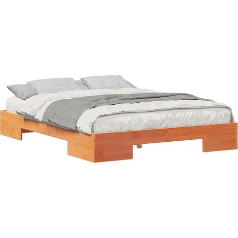 Maison Exclusive - Estructura de cama Marrón 150 x 200 cm