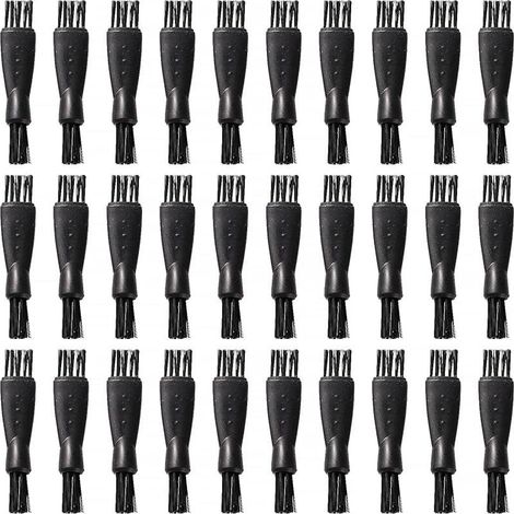 30 Pièces Brosses de Nettoyage de Rasoir, Remplacement Rasoir Brosses de Nettoyage, Brosses de Nettoyage pour Rasoir Électrique, pour Enlever Les Résidus de Barbe et la Poussière (1/5)