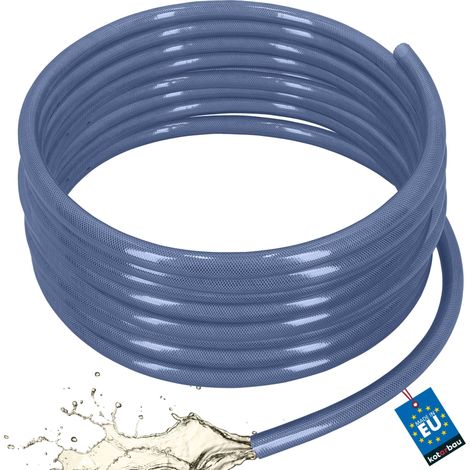 KOTARBAU® Tuyau Eau ø 25 mm / 4 mm - Tuyau Compresseur d'air 25 m - Tuyau PVC Souple - Transparent - Tuyau Arrosage Renforcé (1/4)