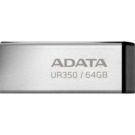 Adata USB-Massenspeicher UR350 64 GB USB 3.2 Gen1 Schwarz (1/3)