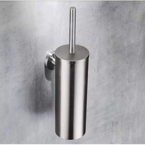 Porte Brosse Toilette Long En Acier Inoxydable 304 Seau Débout Pour Salle De Bains Décor (1/4)