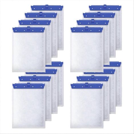 Packung mit 16 großformatigen Filterpatronen für Whisper Bio-Beutelfilter, für Whisper 20i 40i, IQ20/30/45/60 Aquarienfilter (1/5)