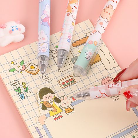 Ensemble de couteaux à sculpter en forme de stylo Peter Pan, conception à pression, lame à 30 degrés, ensemble de couteaux à sculpter tranchants de style dessin animé mignon. (1/3)