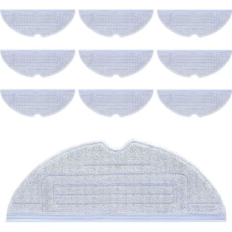 Roborock S7 Wischmopp-Pads, 10-teiliges Ersatz-Wischmopp-Pad-Set für Roborock S7/S7 Plus/S7 MaxV/S7 MaxV Plus/S7 MaxV Ultra/S7 Pro Ultra Staubsauger, waschbare Mikrofasertücher (1/5)