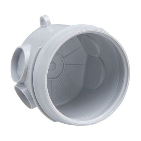 Legrand – Boîte d'encastrement simple béton 58 mm – Pour 1 poste – Compatible Batibox – Entrées operculables Ø20 mm – Installation sur banche ou coffrage