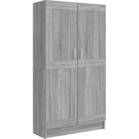 Maison Exclusive - Bücherschrank Grau Sonoma 82,5x30,5x150 cm Hol