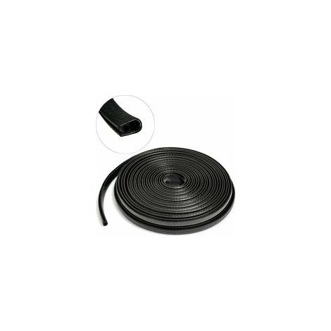 Striscia anticollisione da 10 m – Gomma PVC flessibile – Protezione da graffi e urti – Installazione senza colla (1/4)