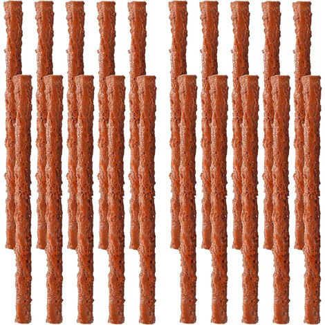 20 pezzi stoppino per pneumatici, colla per stoppino per pneumatici, stoppino per riparazione pneumatici auto, kit per riparazione pneumatici auto, strisce per riparazione pneumatici per auto, moto, f (1/5)