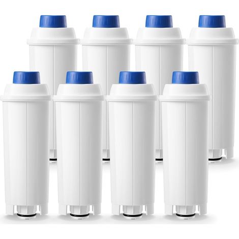 Ersatzwasserfilter für Delonghi Kaffeemaschinen DLSC002, kompatibel mit Delonghi Dinamica, Magnifica S, Eletta Explorer, ETAM Autentica EPAM und ECAM Serie (8)