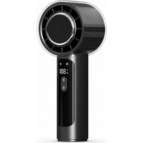 Ventilateur Portable Rechargeable de Voyage Noir 3000 mAh (1/5)