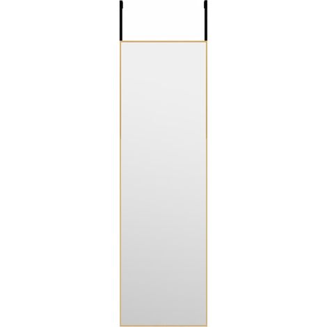 Maison Exclusive - Specchio da Porta Oro 30x100 cm in Vetro e Alluminio