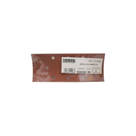 Hoja Lija Orbital Perfor. 093X230Mm Gr80 Nivel 5 Pz