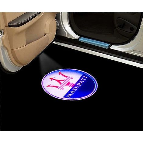 Stück für Maserati Ghibli Levante Ghibli Ambient Laser Türprojektorleuchte, Stil 1