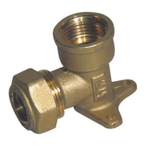 GOMITO A 90° CON FLANGIA O-RING FEMMINA TIEMME GAS 1/2 x 14