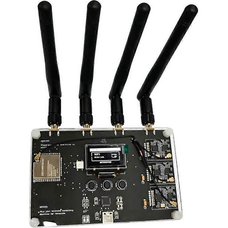 Analizador inalámbrico RF CLOWN V2.0 ESP32 de 2,4 GHz con 3 módulos Bluetooth BLE NRF24L01 y pantalla OLED. (1/5)