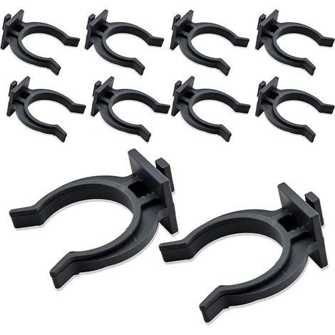 10 Stück Sockelleistenclips für die Küche, 28 mm Befestigungsclips für Sockelleisten aus ABS und PVC, geeignet für Sofas, Tische, Betten und TV-Ständer (1/5)