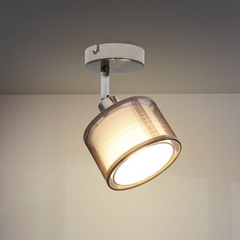 IluminaShop - Lampara de Techo Serie Velez 1 Focos E14 IP20 (1/3)